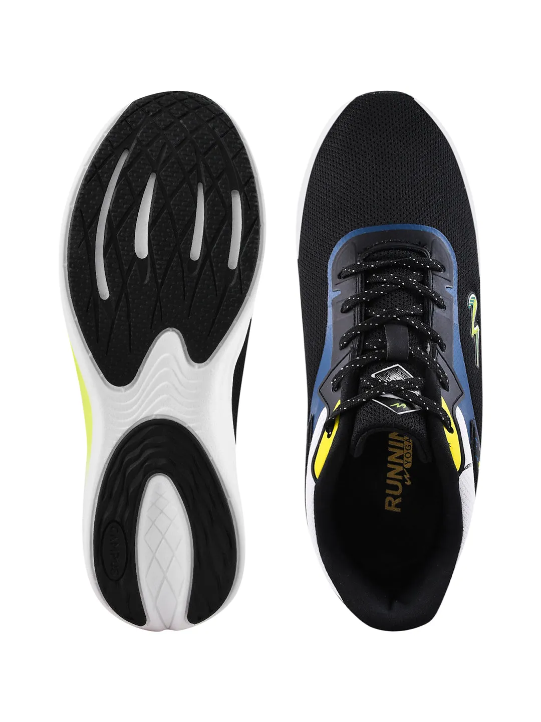 CAMP APEX Black Men's Running Shoes
