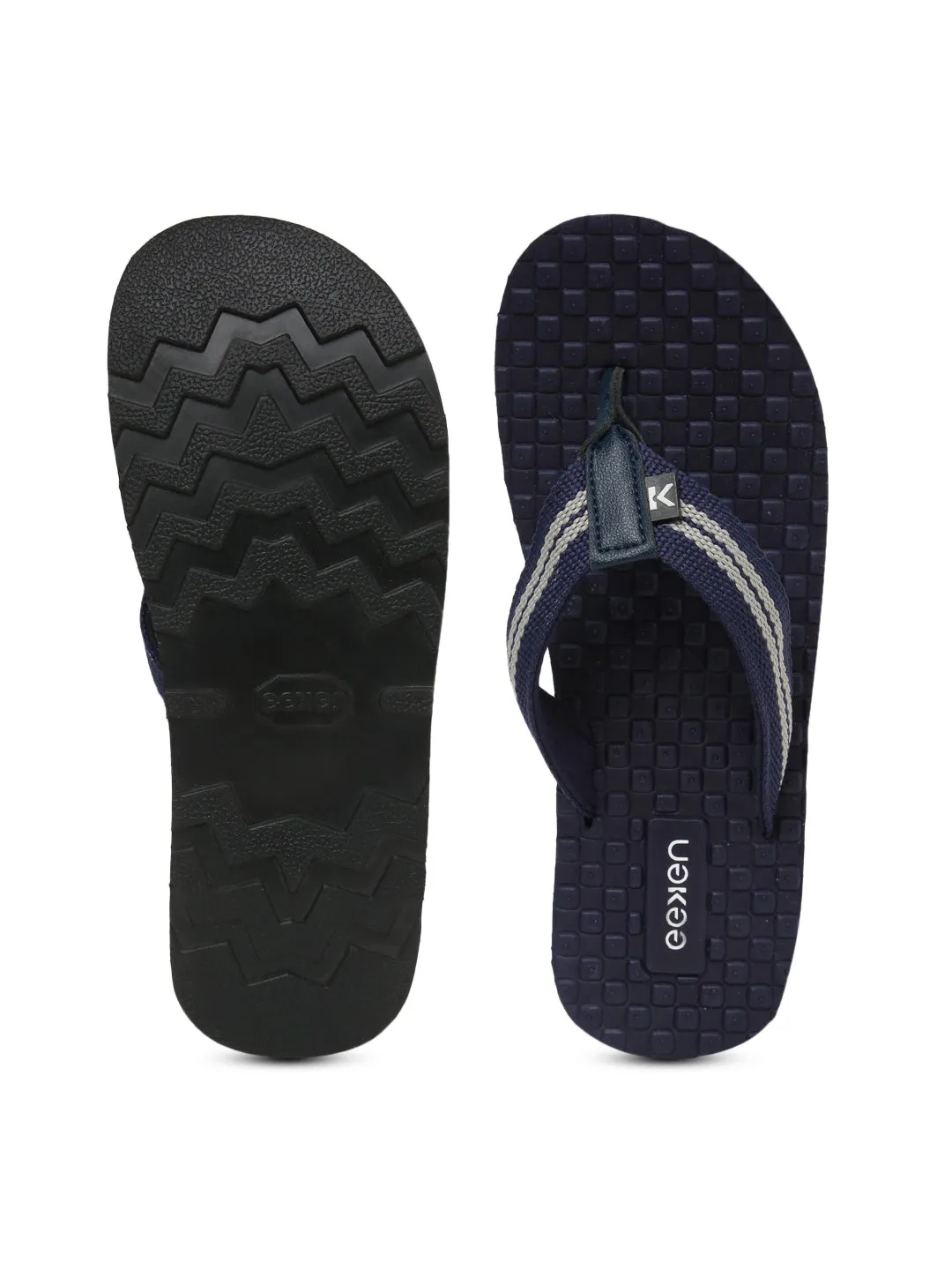 Eeken EFBG3024 Navy Blue Ultra-Comfortable Flip Flops For Men