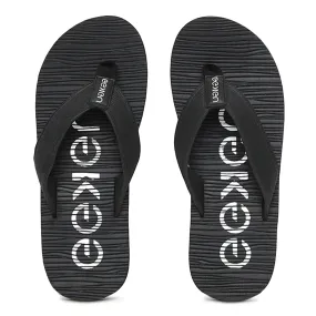 Eeken EFBG3025 Black Everyday Flip Flops For Men
