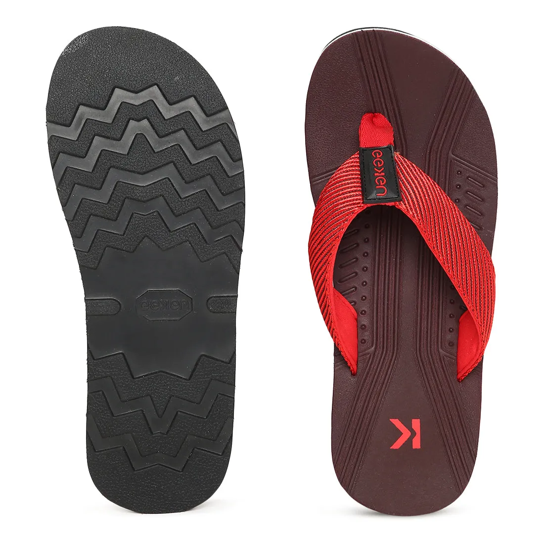 Eeken EFBG3026 Brown Everyday Flip Flops For Men
