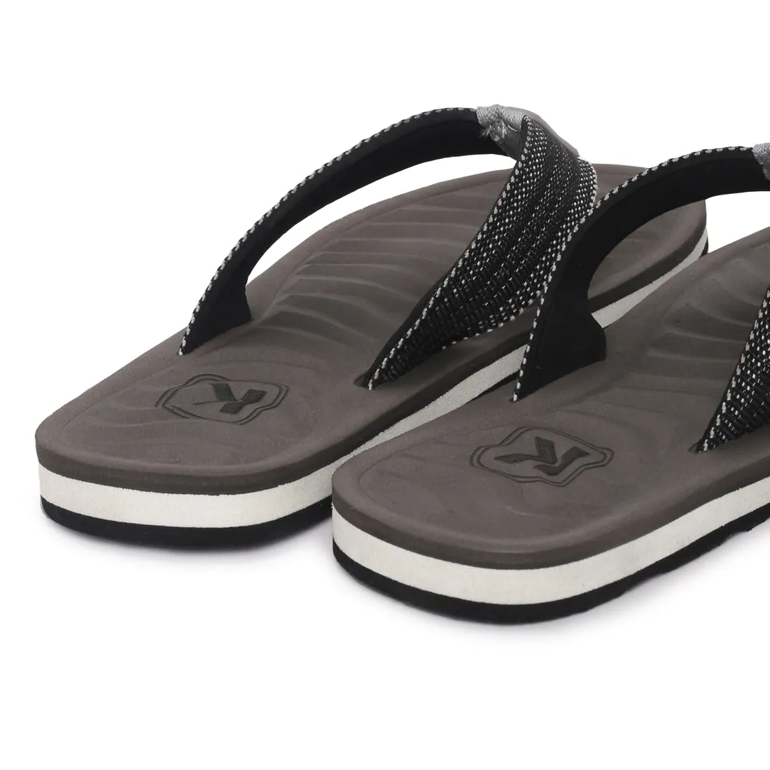 Eeken EFBGO2411S Grey Lightweight Washable Dailywear Durable Flip Flops For Men
