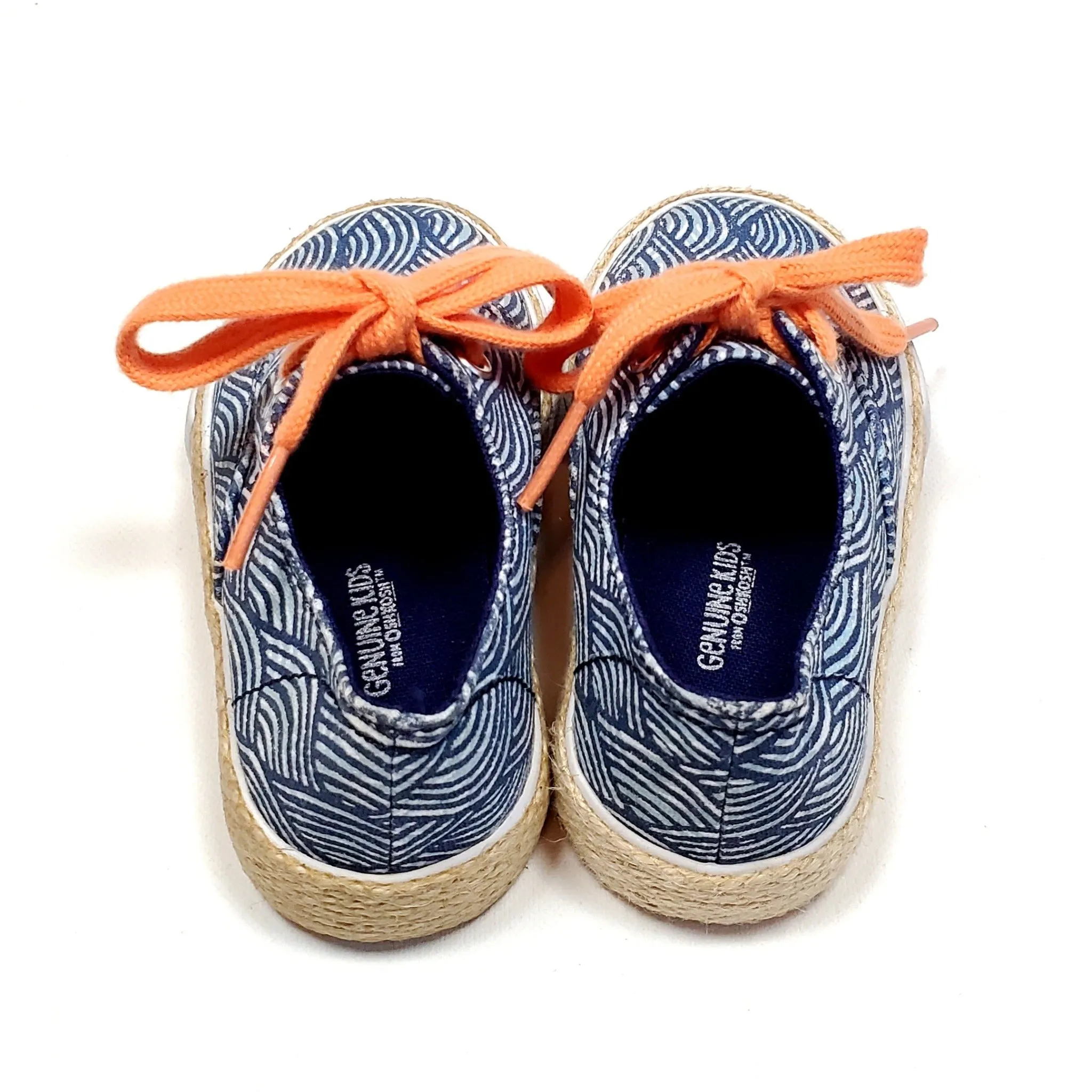 Genuine Kids Oshkosh Boys Blue White Shoes Size 6