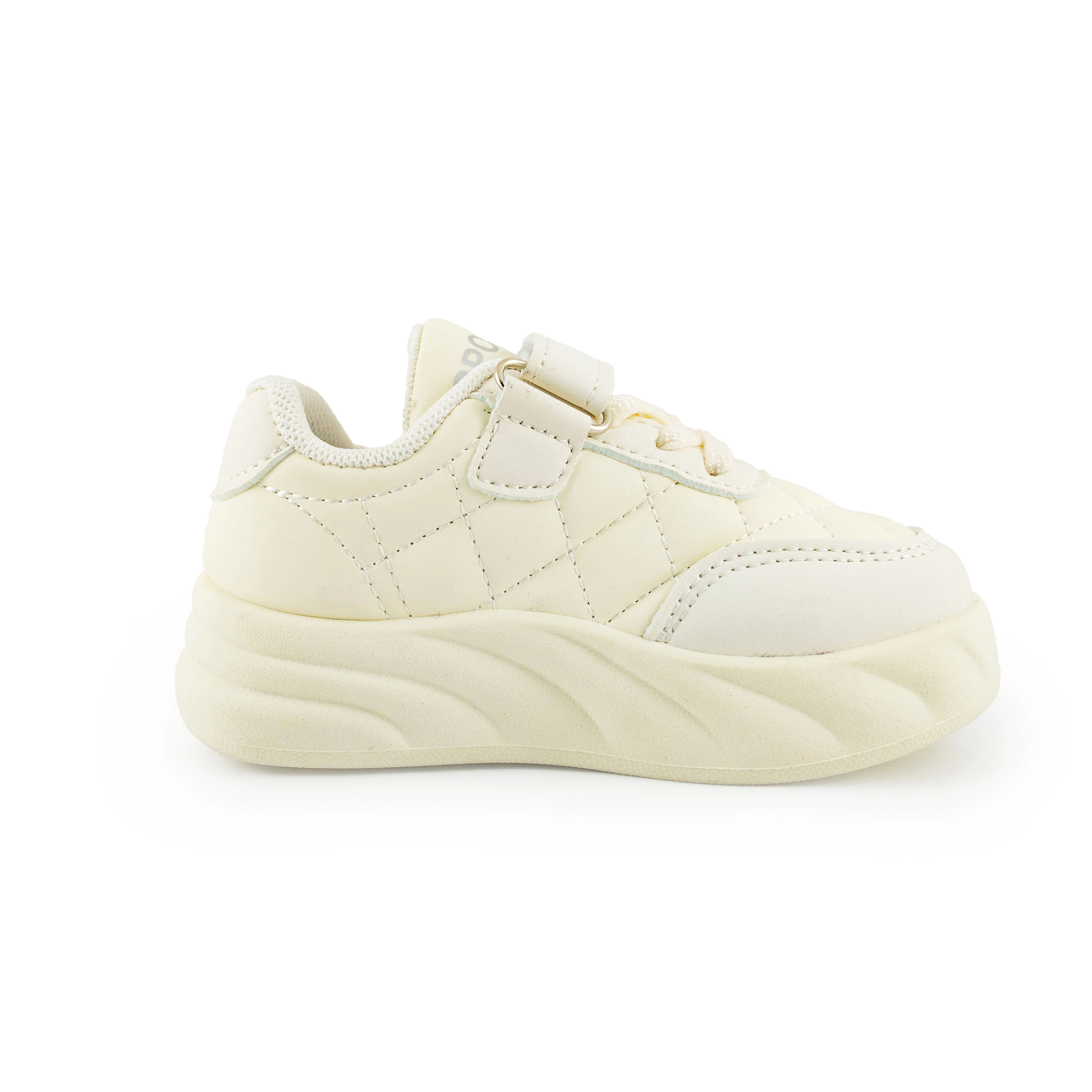 Kids' Quilted Comfort Sneakers - Z986 White