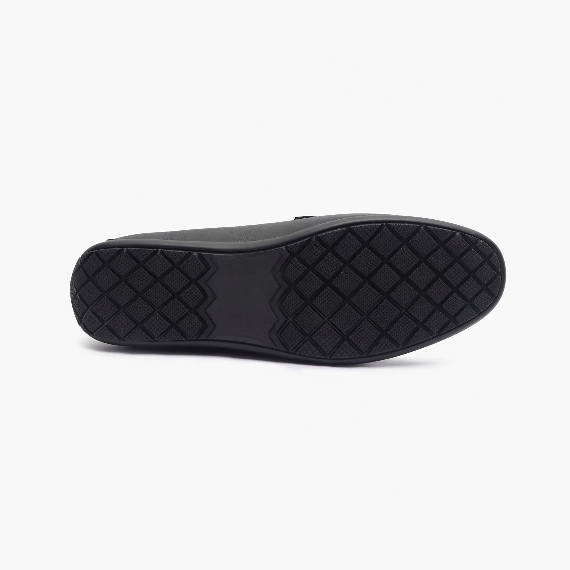 Leather Loafers with Buckle