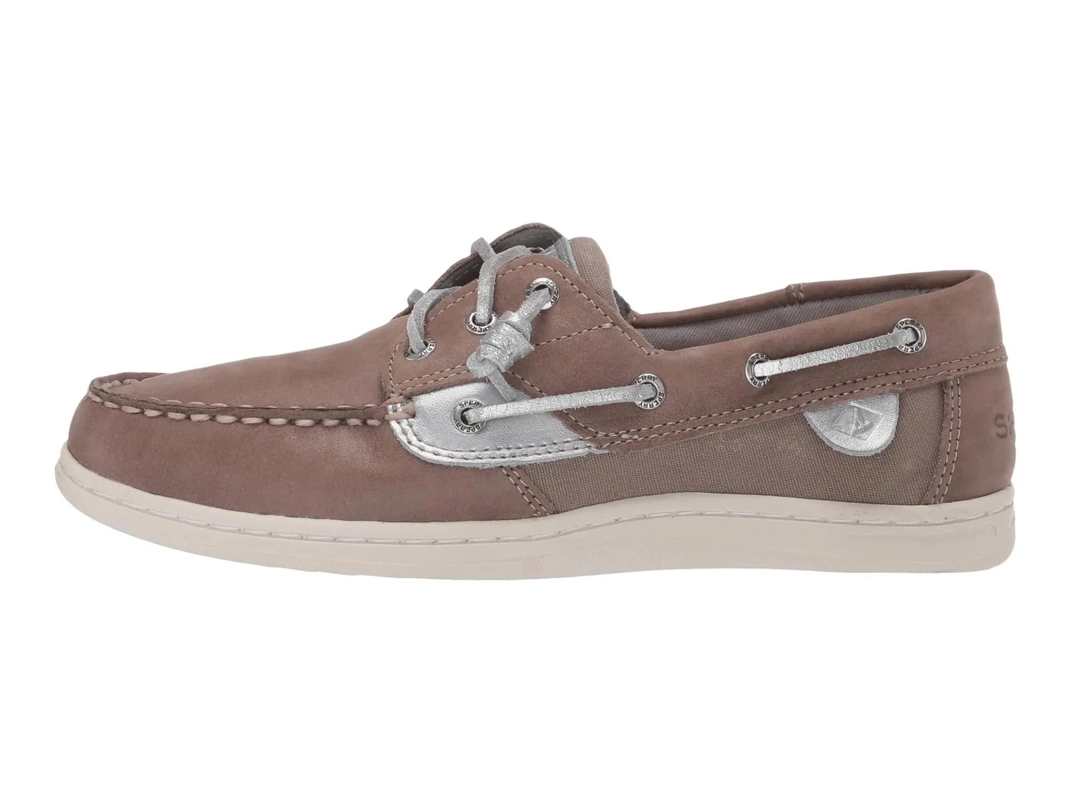 Sperry Top-Sider Songfish Slip On Boat Shoe DOVE Lace Up Sneaker