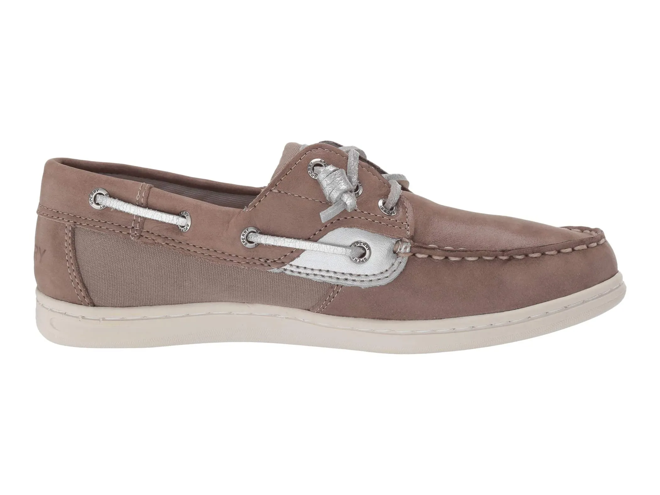 Sperry Top-Sider Songfish Slip On Boat Shoe DOVE Lace Up Sneaker
