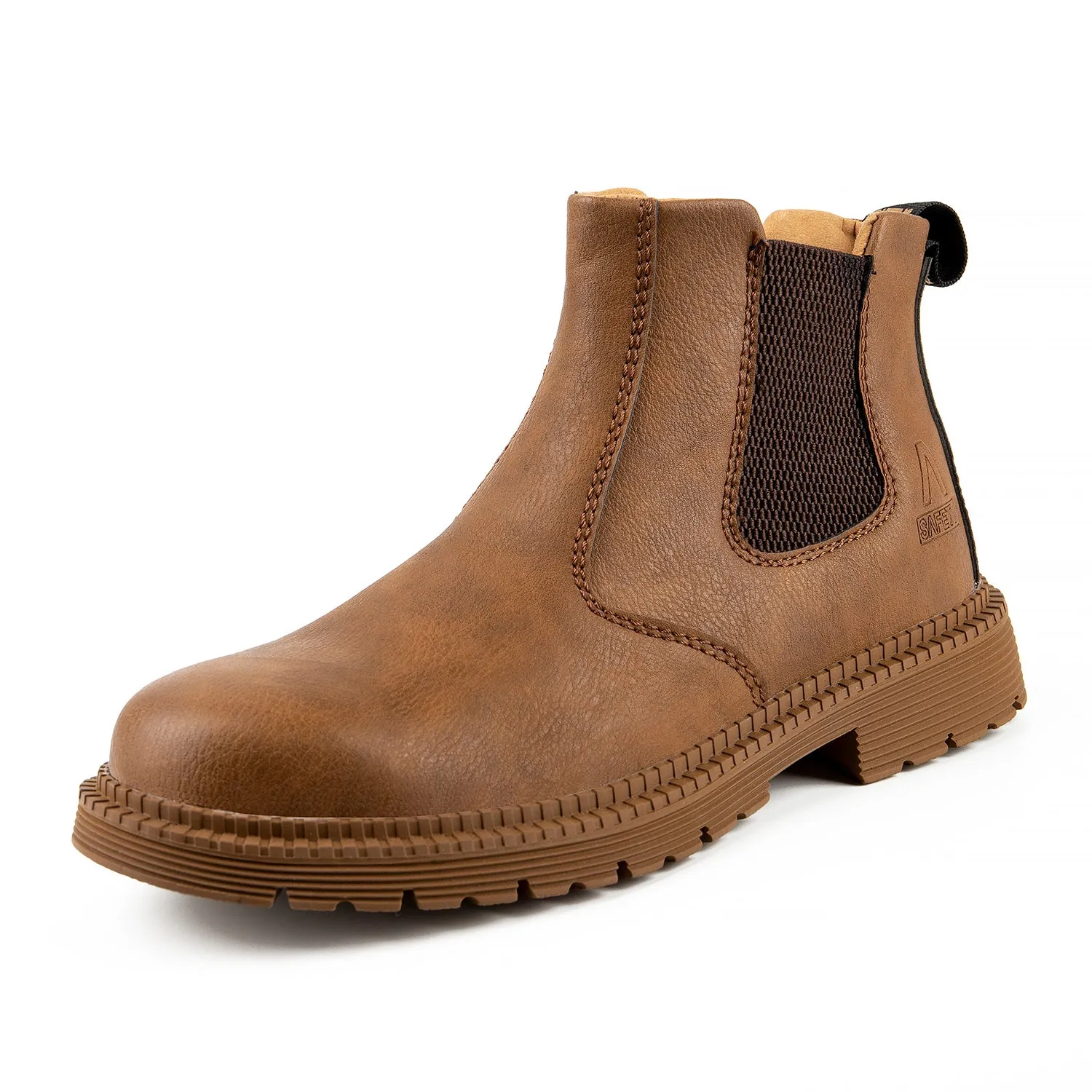 Waterproof woodland Chelsea fashionable rubber leather boots