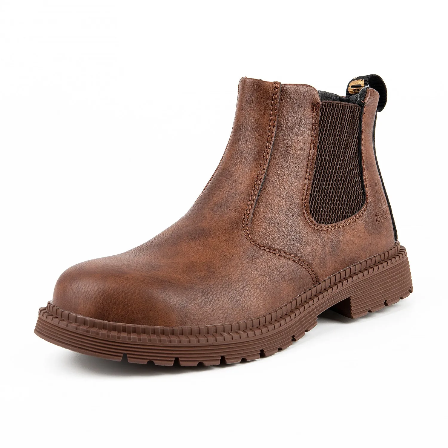 Waterproof woodland Chelsea fashionable rubber leather boots