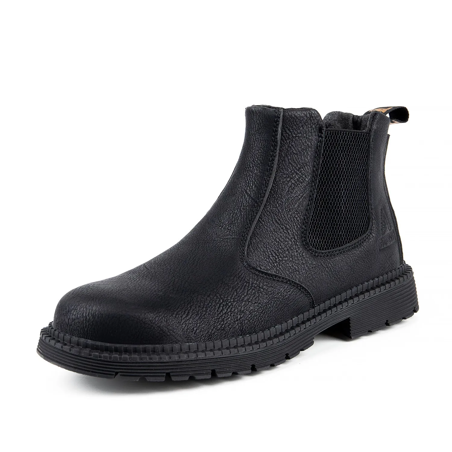 Waterproof woodland Chelsea fashionable rubber leather boots