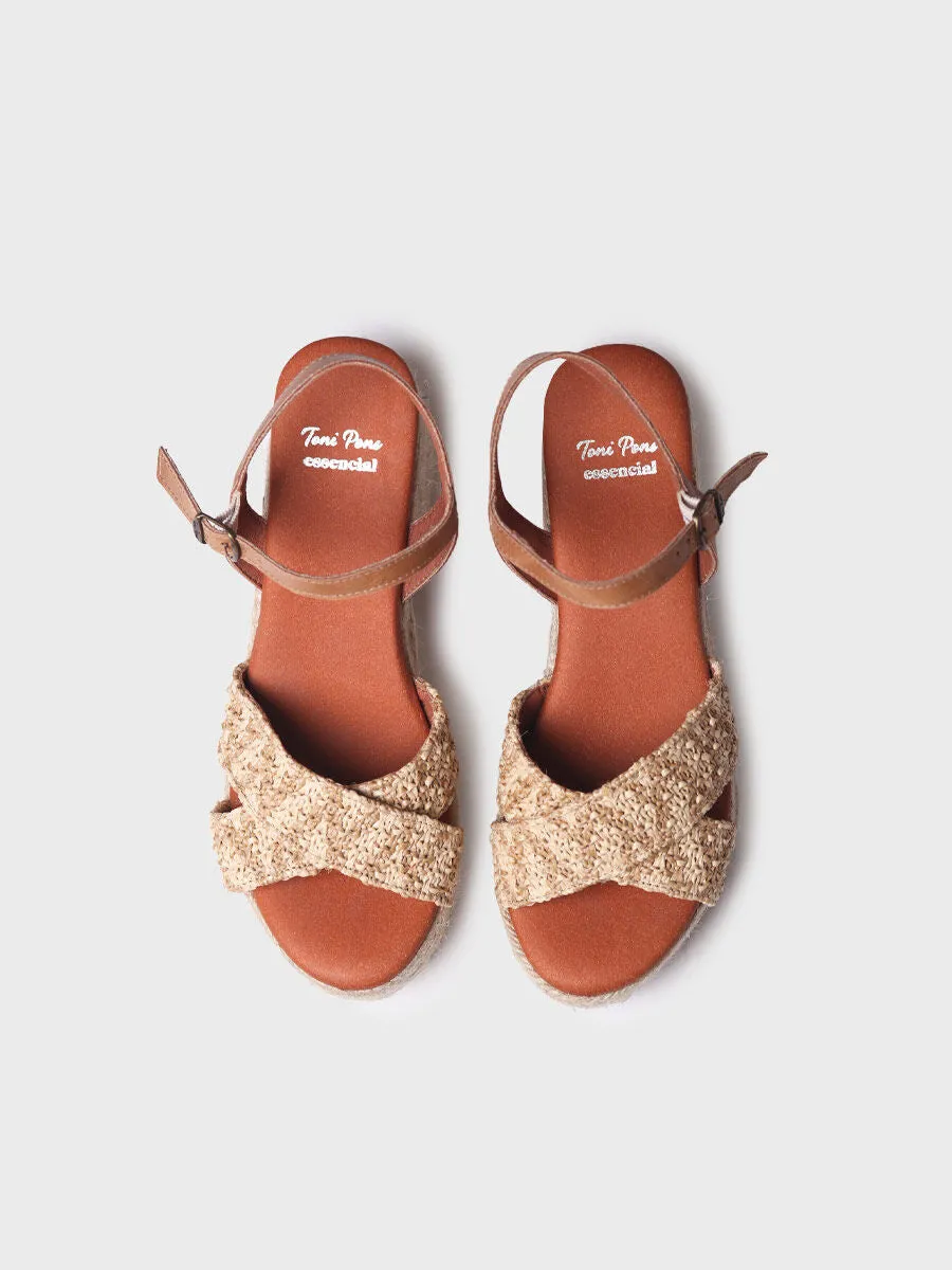 Women's wide open heel espadrilles - ATENES